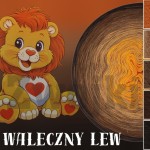 ZWOJEK FL125 - Waleczny Lew - koniak/ciepły brąz/orzech/brązowy/czekolada