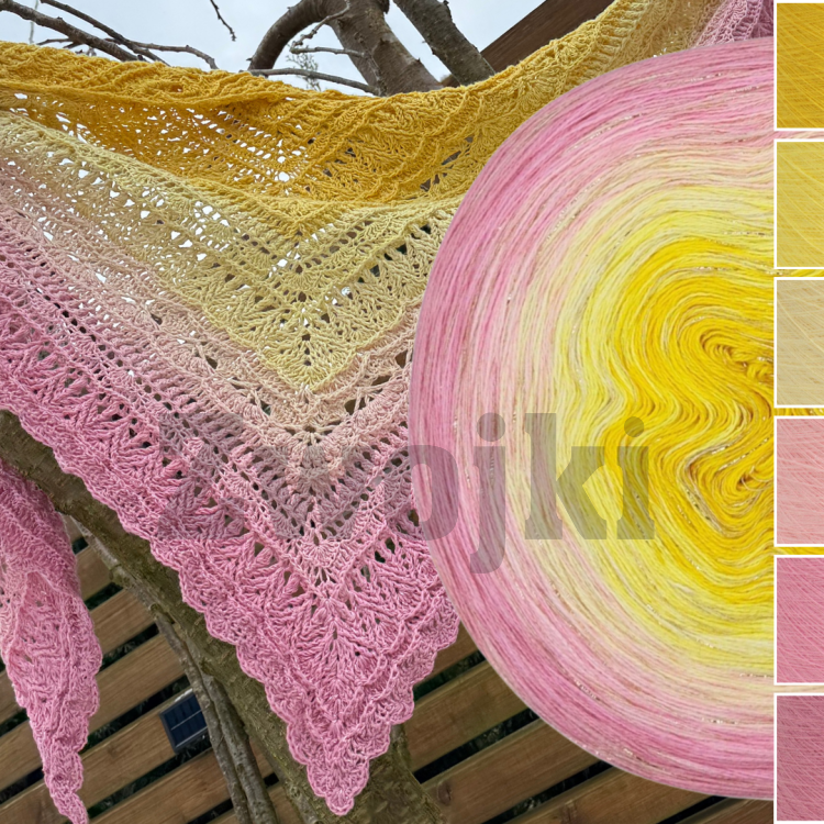 Autor :Yedi - Crochet, Wzór : Rosanna od Matka Dziergająca