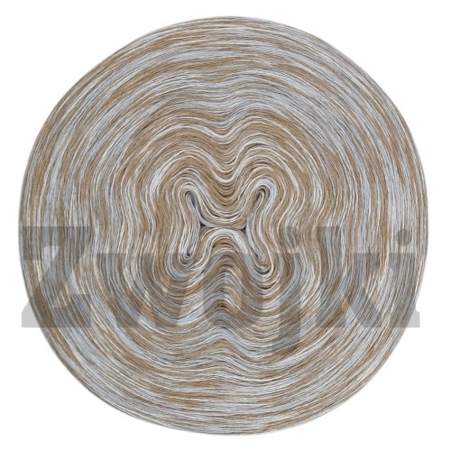 Zwojek Mel Bamboo 01 - zimny beż/krem/ciemny beż/jasny szary, 4 nitki