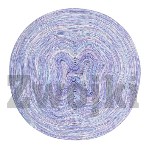 Zwojek Mel Bamboo 01 - lawenda/jasny niebieski/krem/fiołkowy, 4 nitki