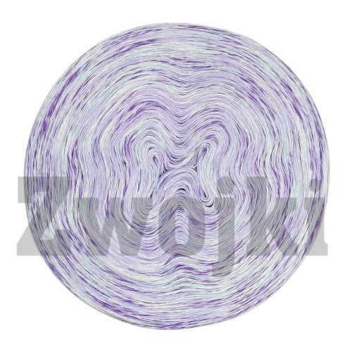 Zwojek Mel Bamboo 06 - krem/jagodowy/lawendowy/mięta, 4 nitki