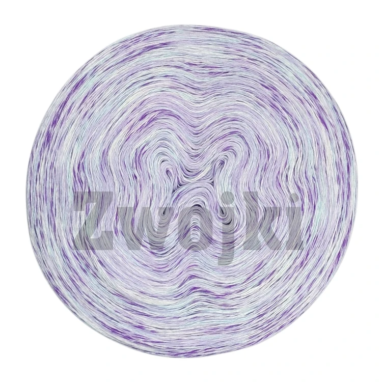 Zwojek Mel Bamboo 06 - krem/jagodowy/lawendowy/mięta, 4 nitki