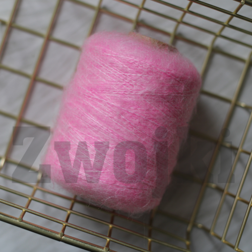 Moher Fluff / baby róż / ~500m