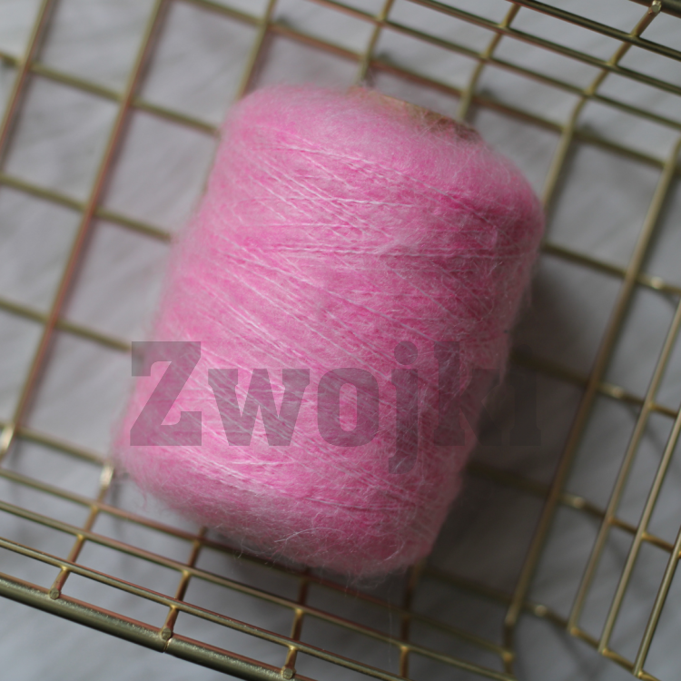 Moher Fluff / baby róż / ~500m