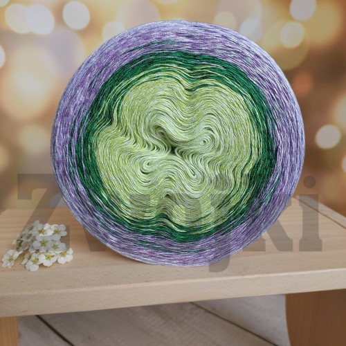 Zwojek FL BB018 - pistacjowy/jasna zieleń/trawiasty/jagodowy/fiołkowy