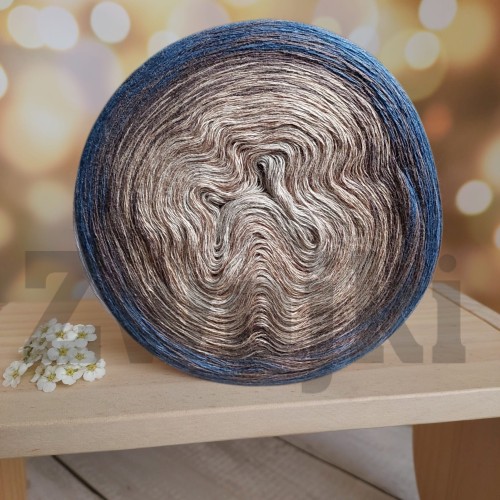 Zwojek FL BB020 - zimny beż/ciemny beż/ciemny brązowy/granat