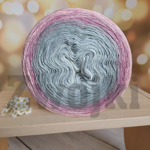 Zwojek FL BB023 - krem/jasny szary/szary/wrzos/jasna morela