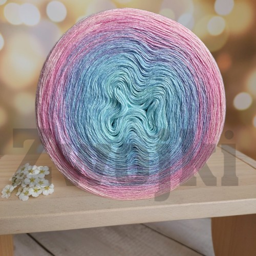 Zwojek FL BB028 - mięta/jasny niebieski/fiołkowy/różowy/jasna morela