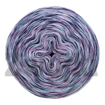 Zwojek Melanż  Mel-F 43 - biały/fiolet/wrzos/patyna, 4 nitki