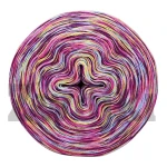 Zwojek Melanż  Mel-F 44 - słoneczko/fuksja/jeżyna/woda, 4 nitki