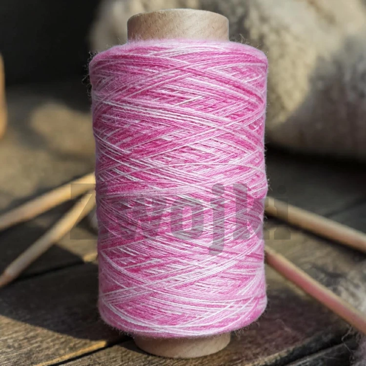 Nić Kreatywna by Zwojki /Blush Rainbow / szpulka ~ 1000m