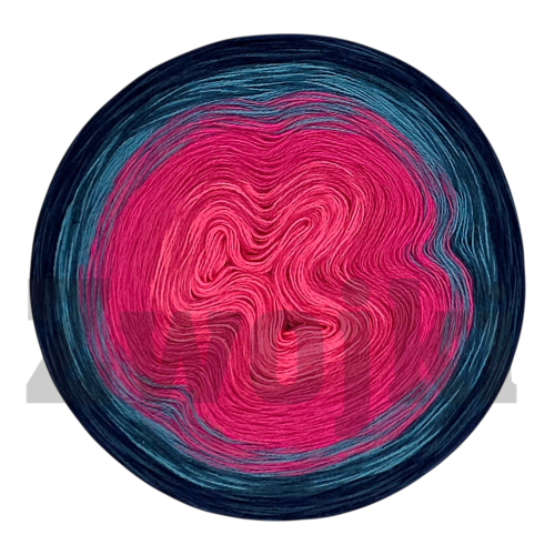 ZWOJEK FL138 - neonowy róż/fuksja/neon plus pink/jasny petrol/petrl/granat
