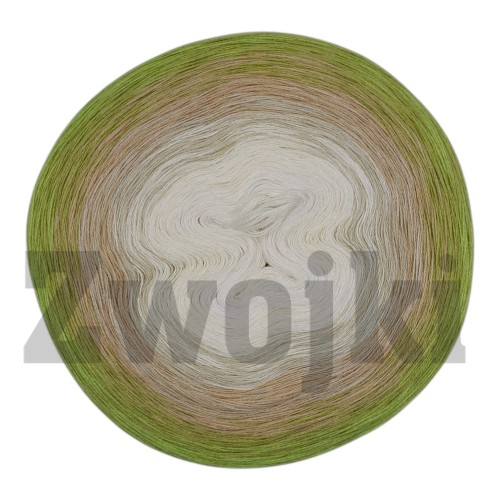 motek ombre ZWOJEK FL135 Fillipo beż pistacjowa zieleń