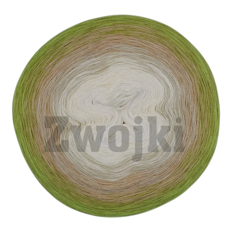 motek ombre ZWOJEK FL135 Fillipo beż pistacjowa zieleń