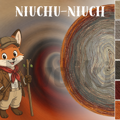 ZWOJEK DeLux Niuchu Niuch motek ombre przytulny klimat