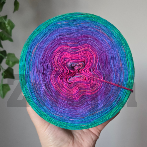 motek ombre harmonijne przejścia kolorów DeLux