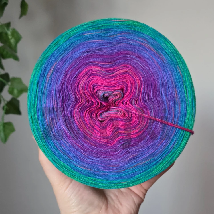 motek ombre harmonijne przejścia kolorów DeLux