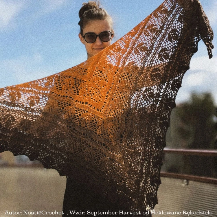 Autor: NostiëCrochet  , Wzór: September Harvest od Heklowane Rękodzieło