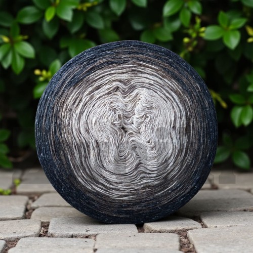 ZWOJEK Tweed Silk - Czarna Trufla/ 1500m